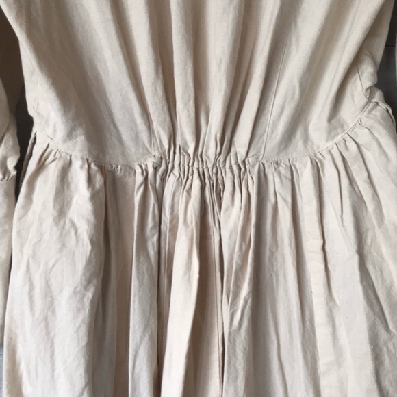 Scully 100% Cotton Long-Sleeve Pioneer Day Dress in Cream - Picture 7 of 14